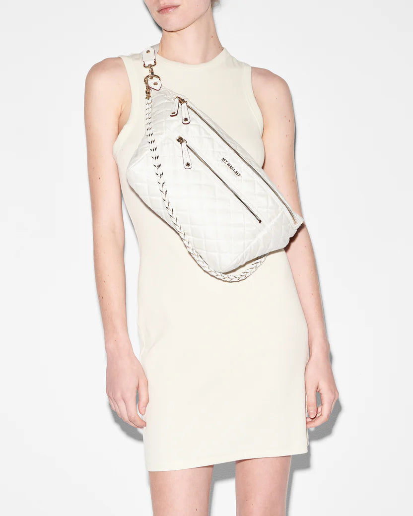 Crosby Crossbody Sling - Pearl Metallic