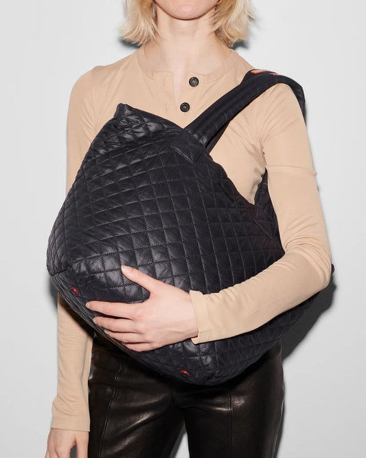 Medium Metro Tote Deluxe - Black
