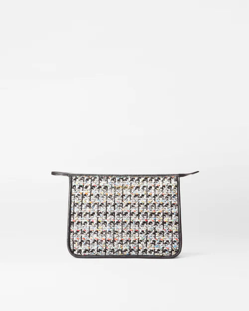 METRO CLUTCH-WHITE BOUCLE-M