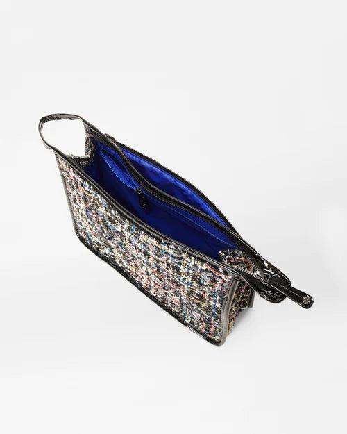 METRO CLUTCH-MIDNIGHT SPARKLE BOUCLE