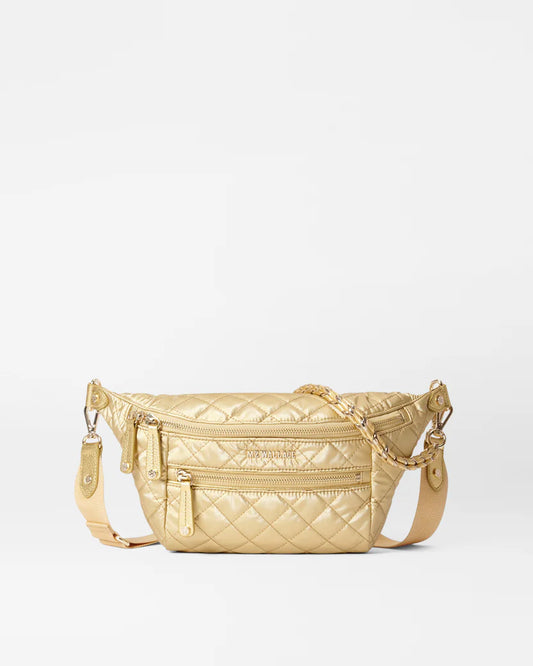Small Crosby Crossbody Sling - Light Gold Pearl