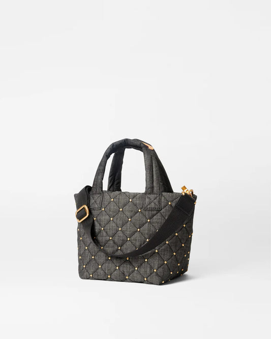 Mini Metro Tote Deluxe - True Charcoal Denim