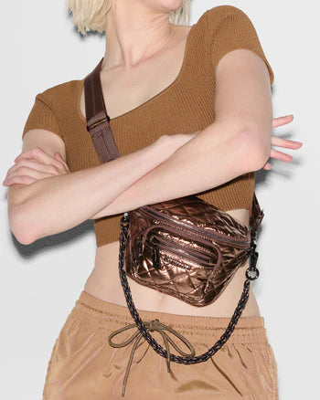 Micro Crosby Sling Bag - Copper Metallic Lacquer