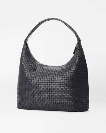 LARGE WOVEN SHOULDER - BLACK