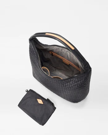 LARGE WOVEN SHOULDER - BLACK