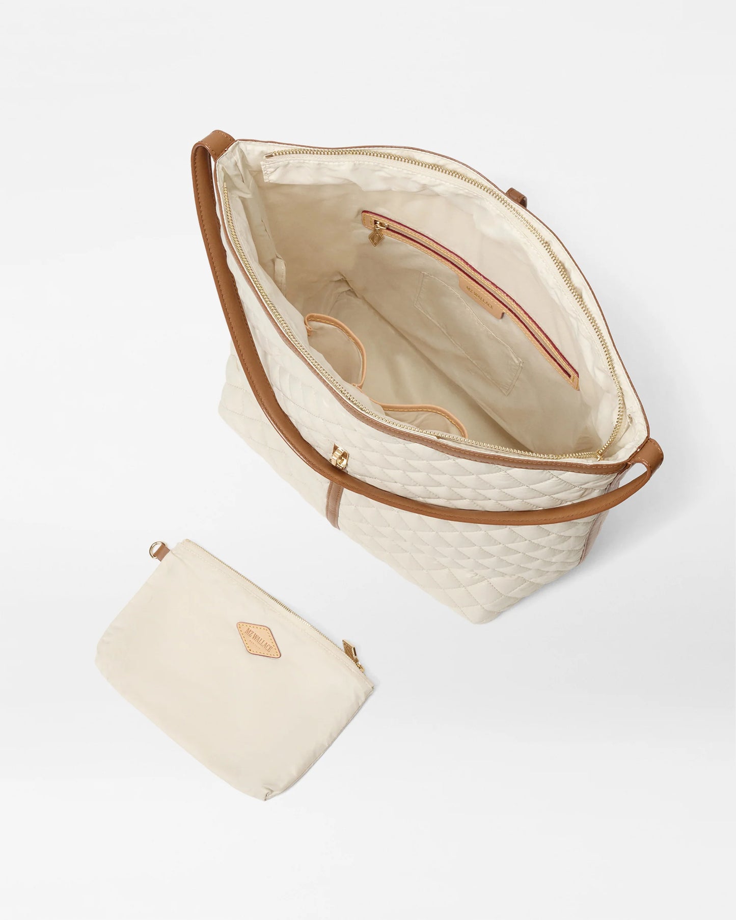 Large Astor Hobo - Sandshell / Brown