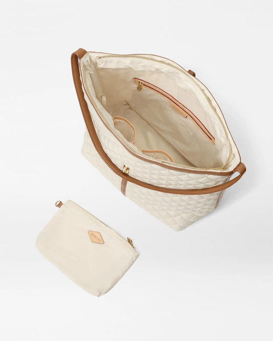 Large Astor Hobo - Sandshell / Brown