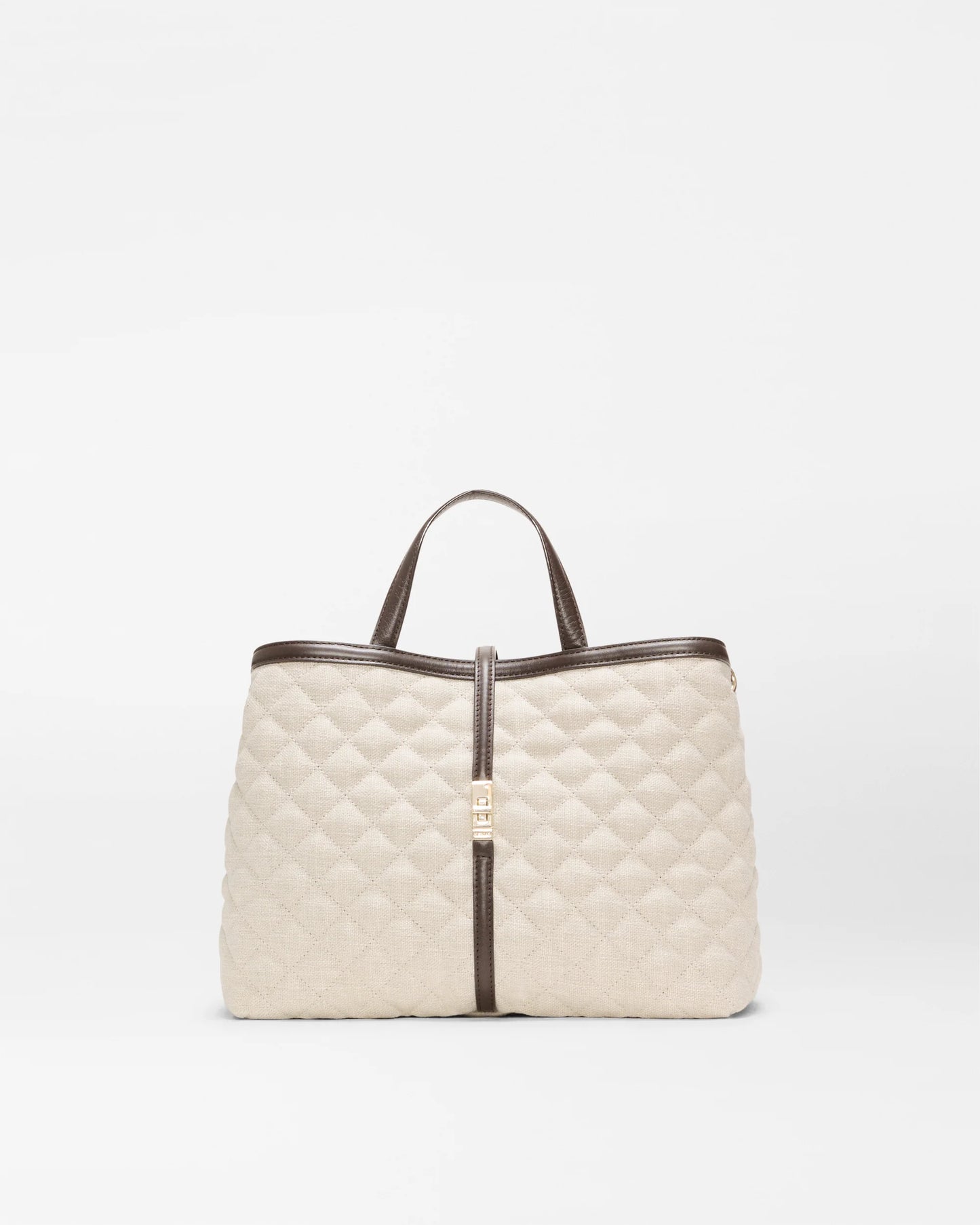 Medium Astor Top handle - Sandy linen