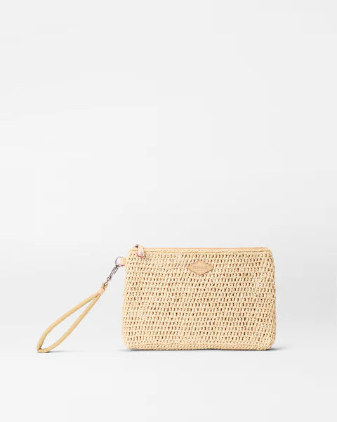 Crochet Clutch Raffia - Camel