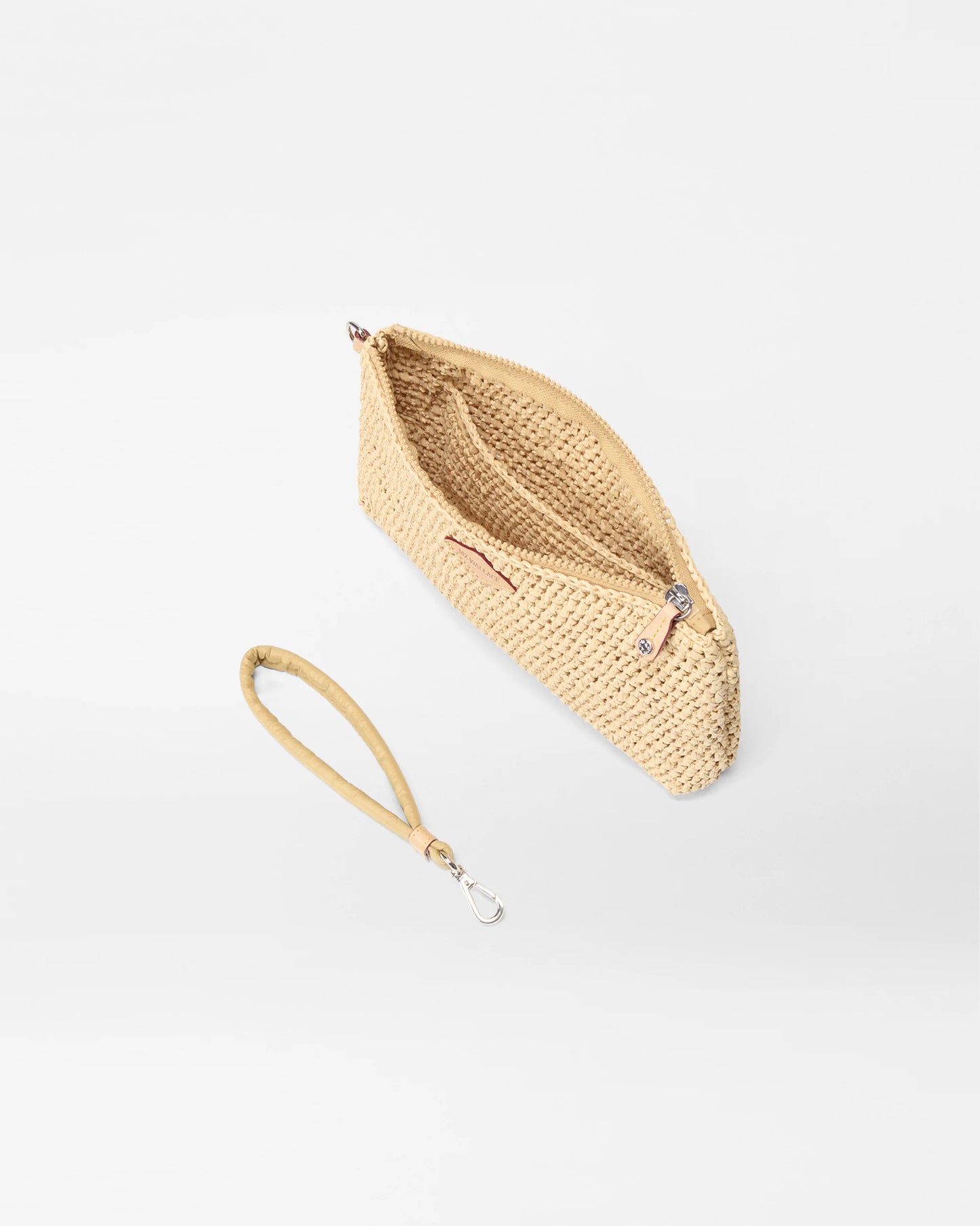 Crochet Clutch Raffia - Camel