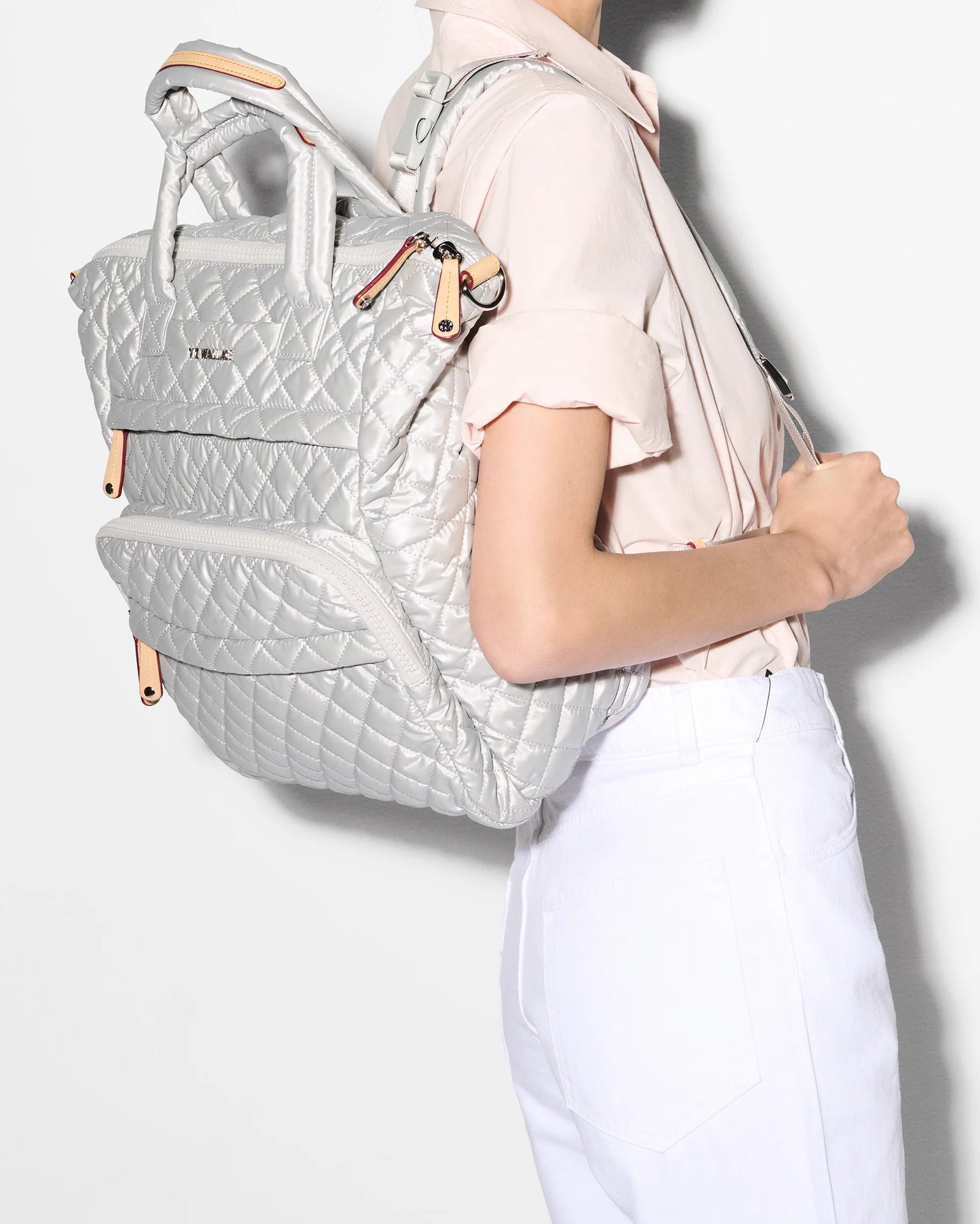 Utility Backpack - Oyster Metallic