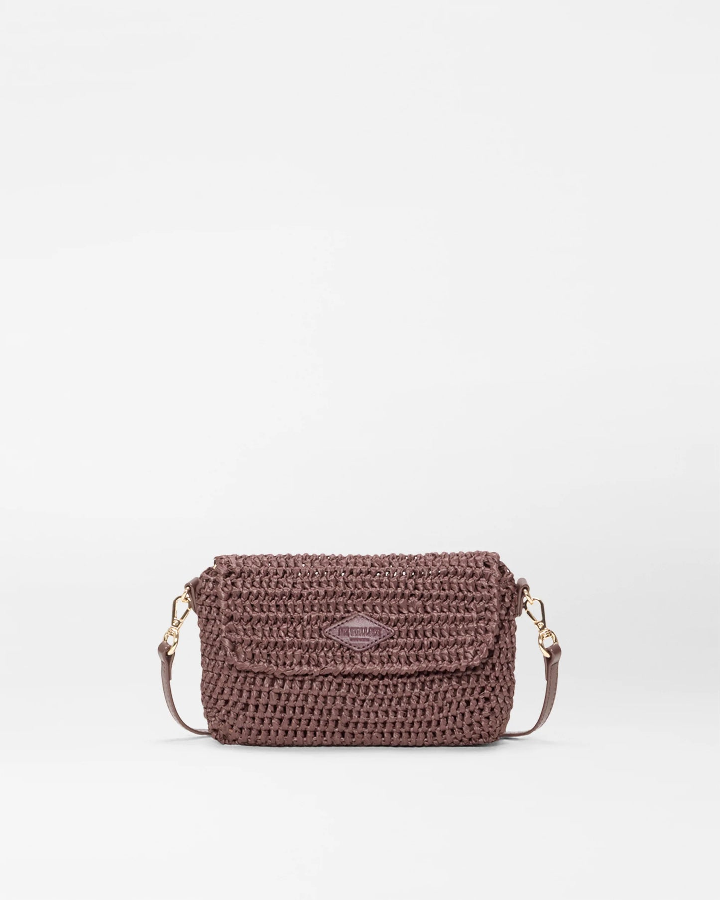 Crochet Convertible Crossbody - Brown