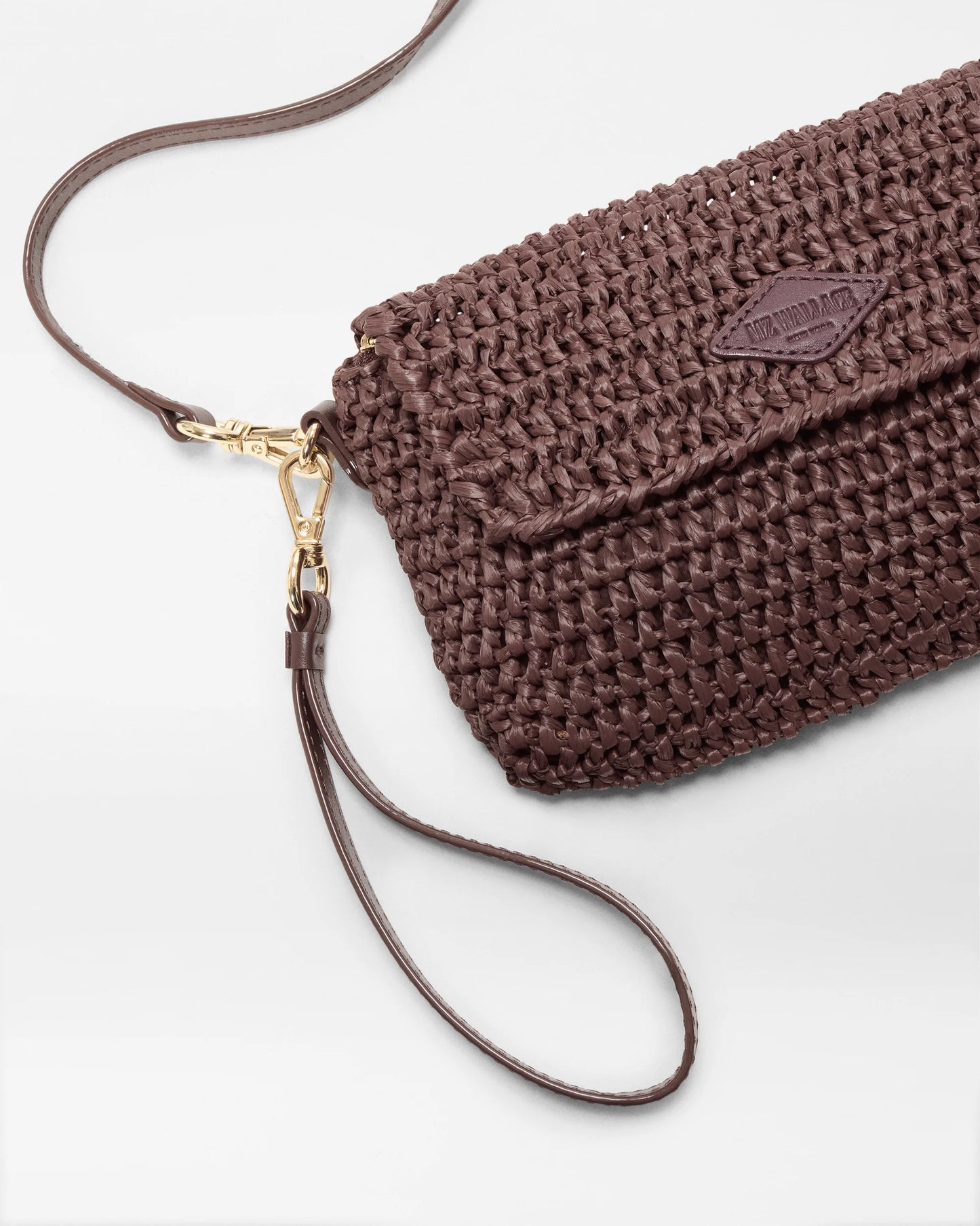 Crochet Convertible Crossbody - Brown