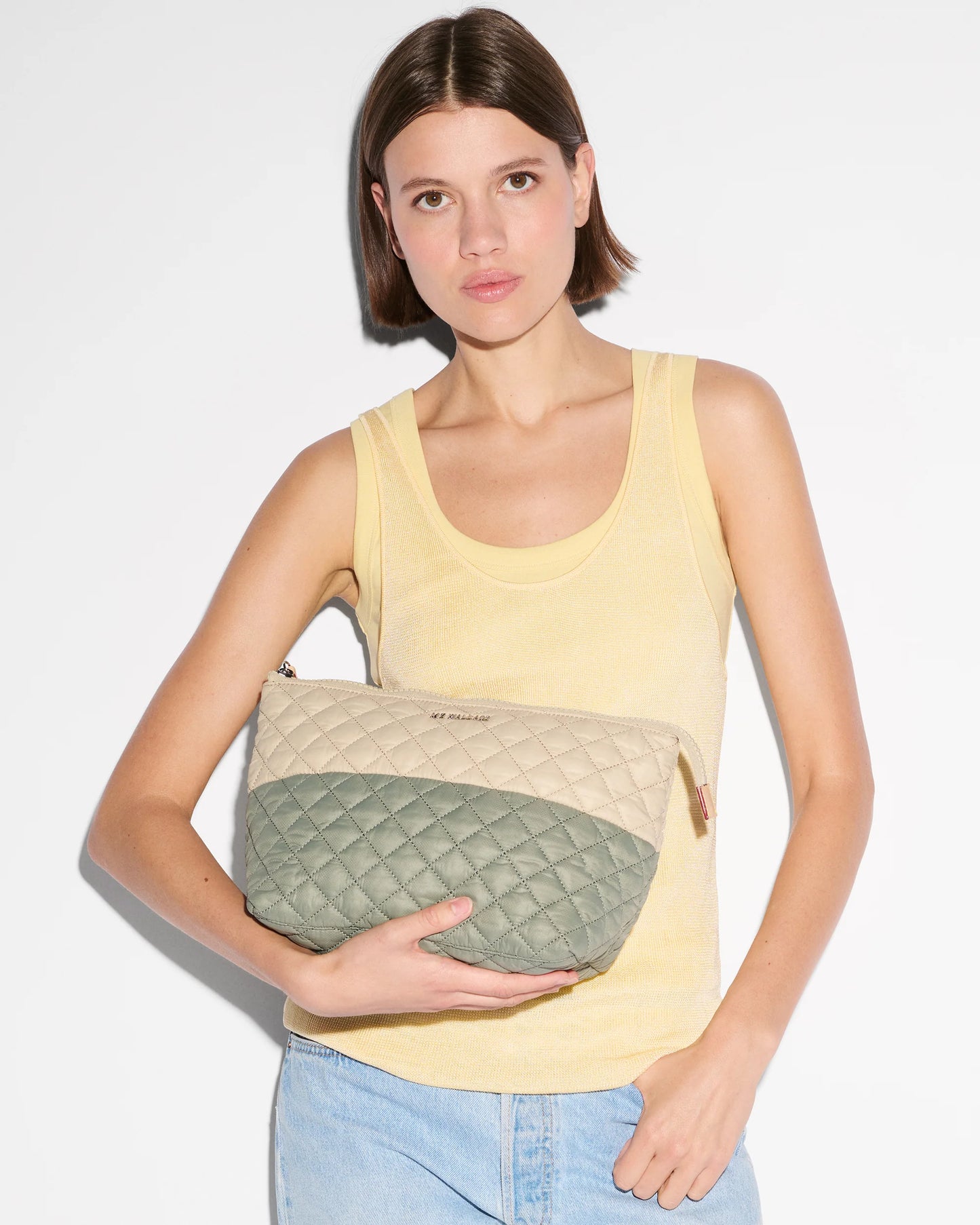Large Zoey - Agave Green / Buff