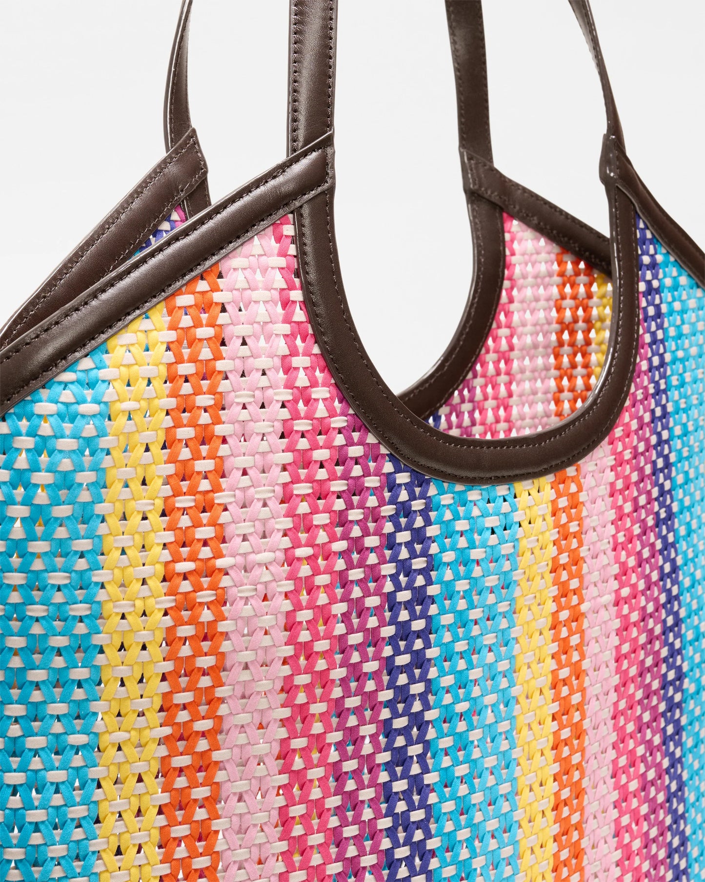 Crochet georgica Large tote - Feria Stripe