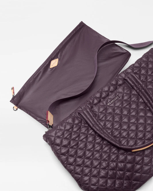 Medium Metro Tote Deluxe - Raisin