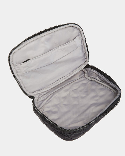 Zip Round Cosmetic  - Black