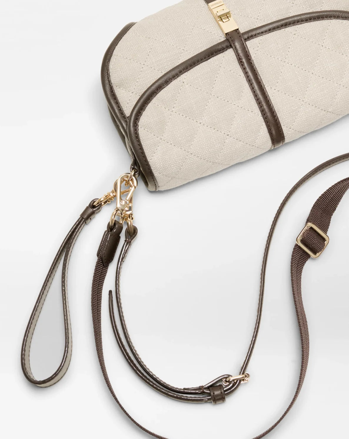 Astor Clutch - Sandy Linen