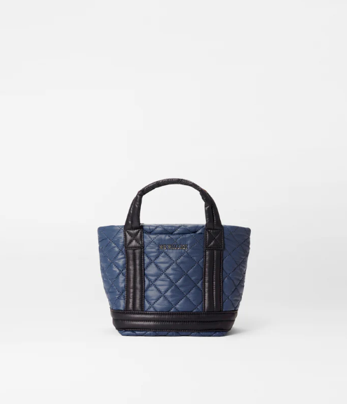 Mini Empire Tote - Navy & Black