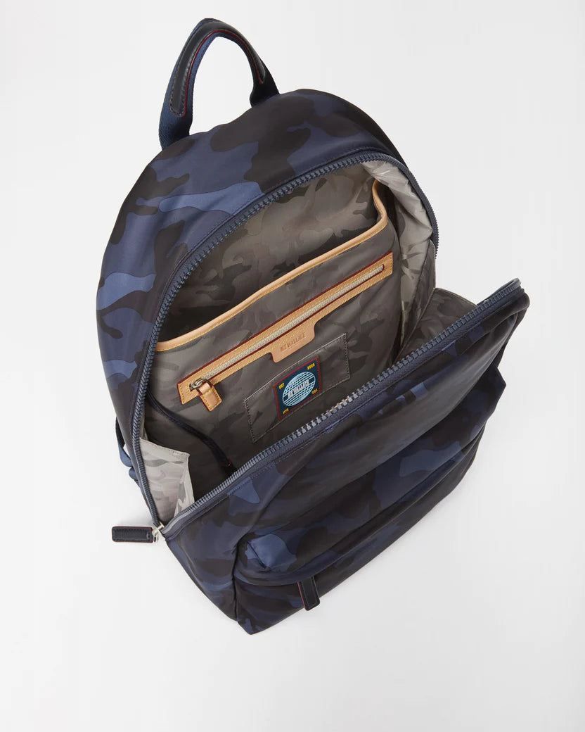 BLEECKER BACKPACK-DARK BLUE CAMO-M